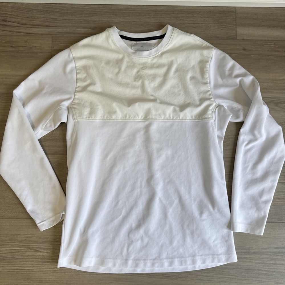 Men's‎ Adidas Adicross Golf Long Sleeve T-Shirt Size Medium White